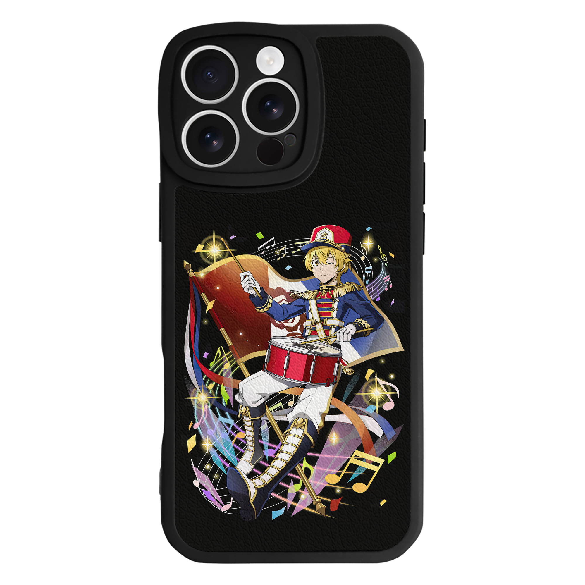 （画像用） 文豪ストレイドッグス Bungo Stray Dogs 【iPhone 16シリーズ対応】シリコンスマホケース（レザー調） 材質：シリコン
